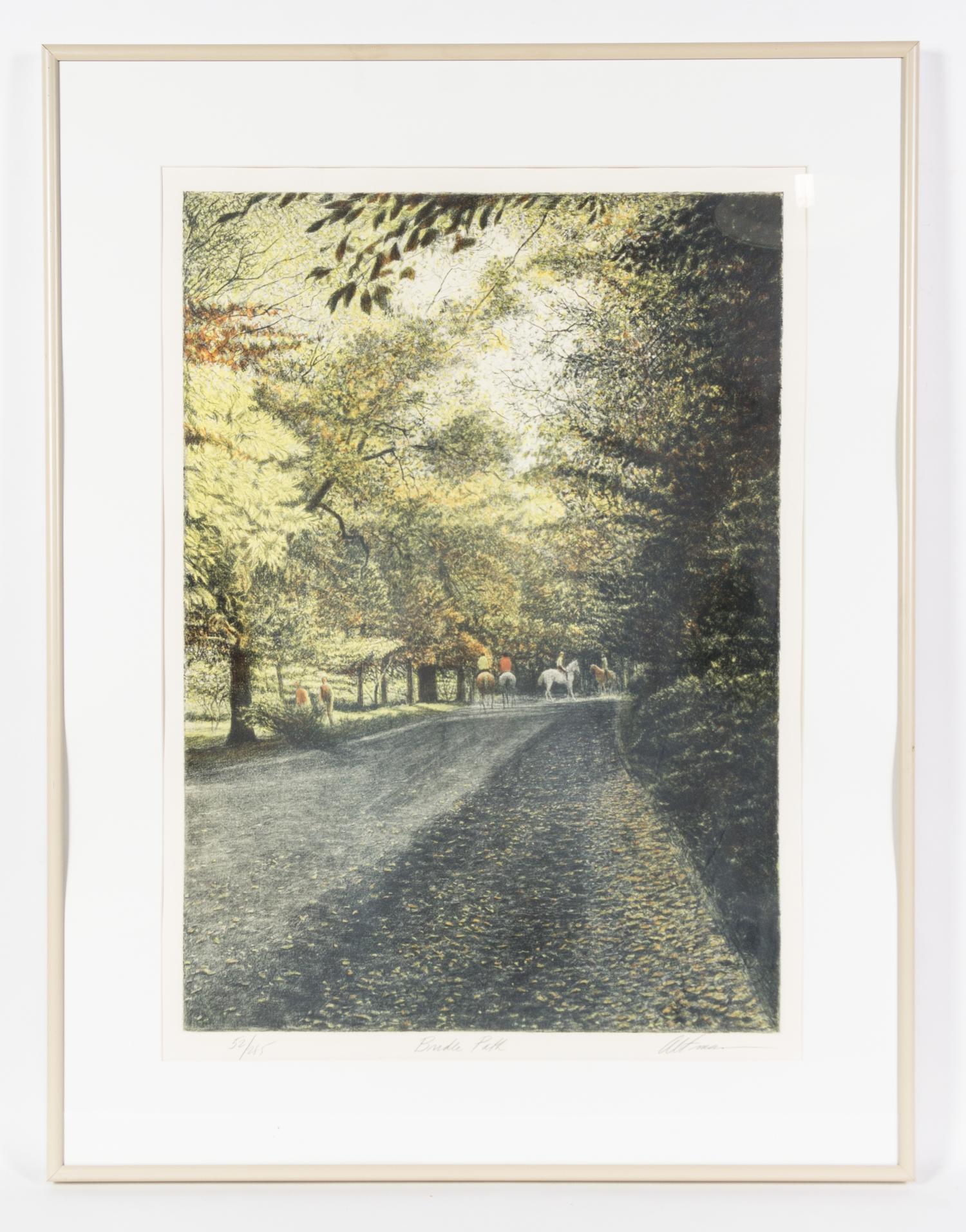 Robert Altman, (American, 20th century), Marronier Evening Walk and Bridle Path, 1984 (a group of three)
