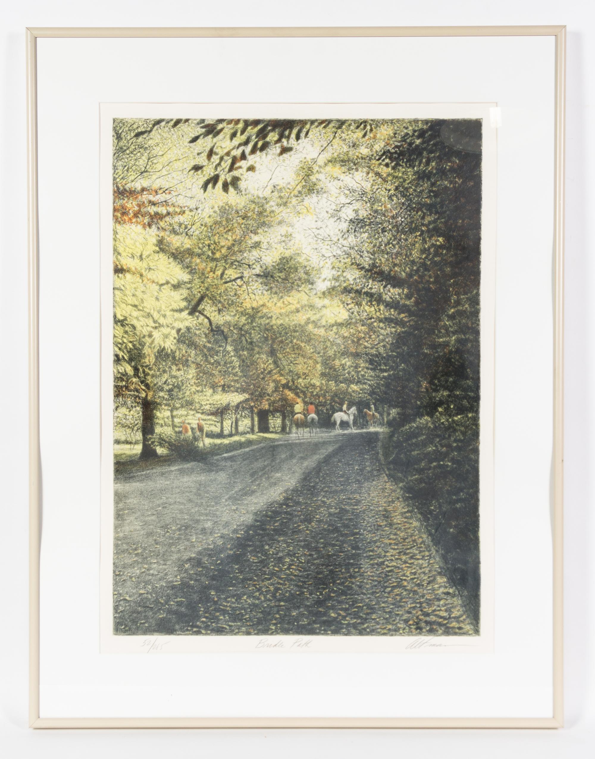 Robert Altman, (American, 20th century), Marronier Evening Walk and Bridle Path, 1984 (a group of three)