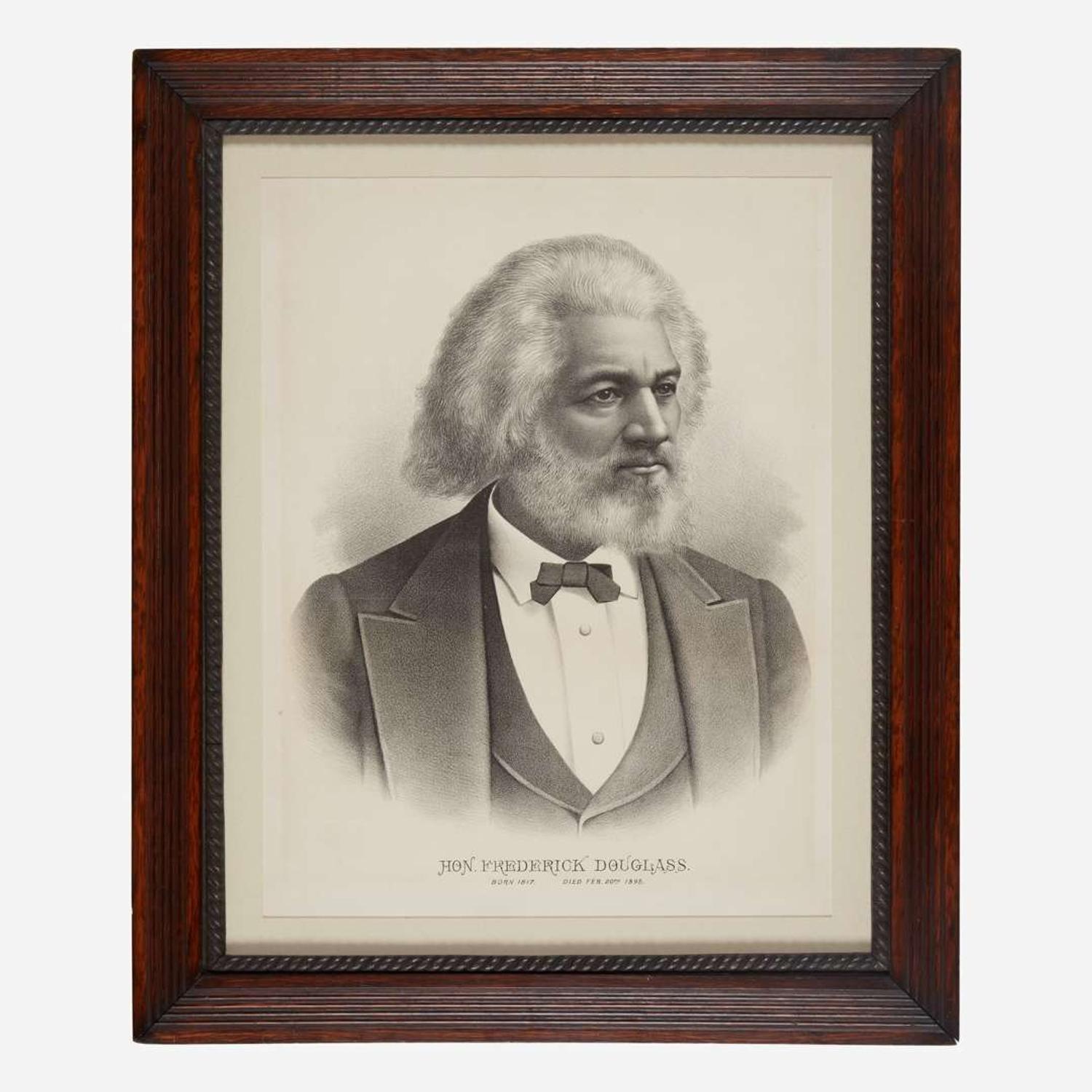 [African-Americana] [Douglass, Frederick] Lithographic Portrait