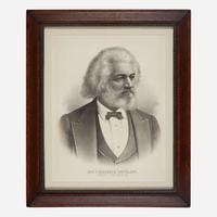 [African-Americana] [Douglass, Frederick] Lithographic Portrait