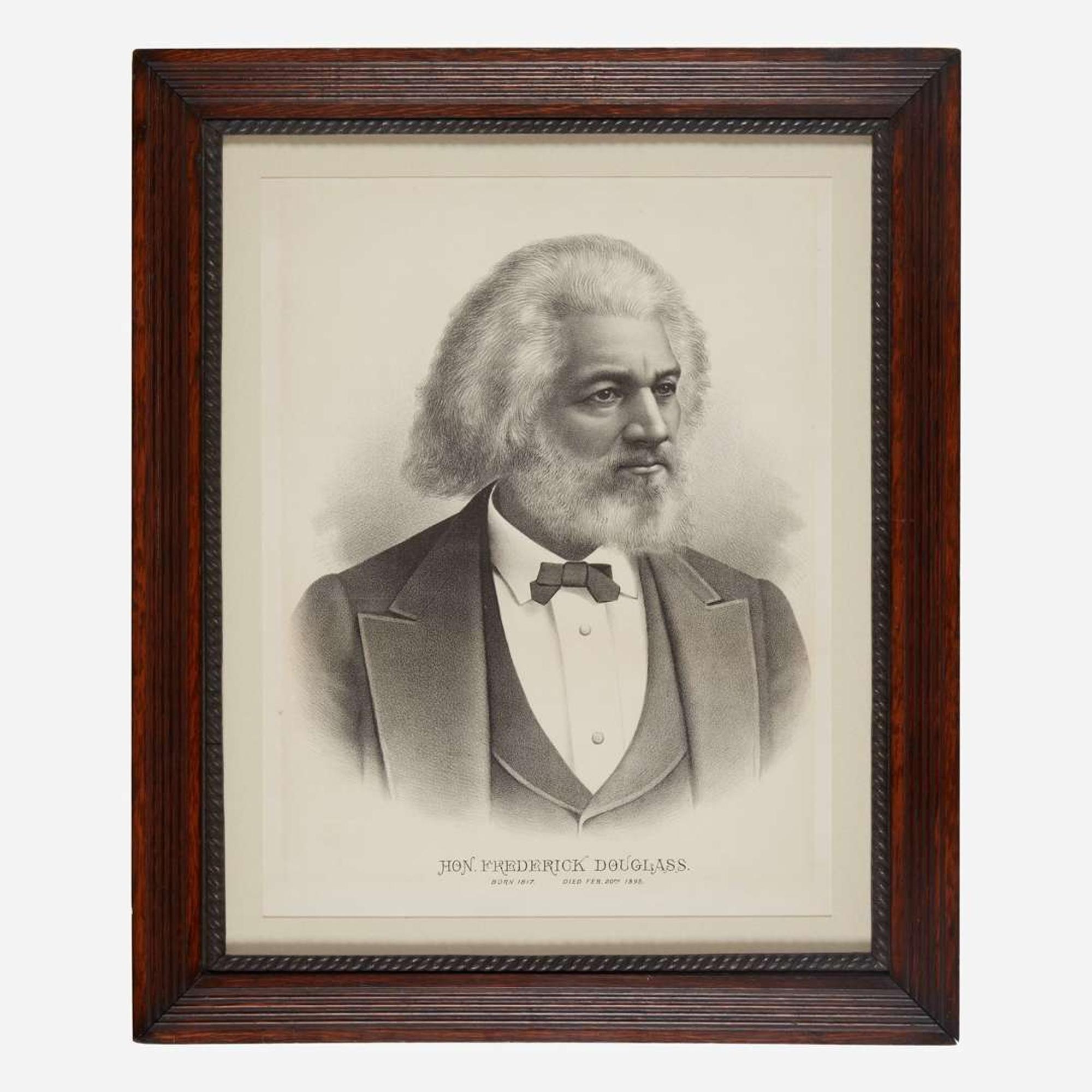 [African-Americana] [Douglass, Frederick] Lithographic Portrait