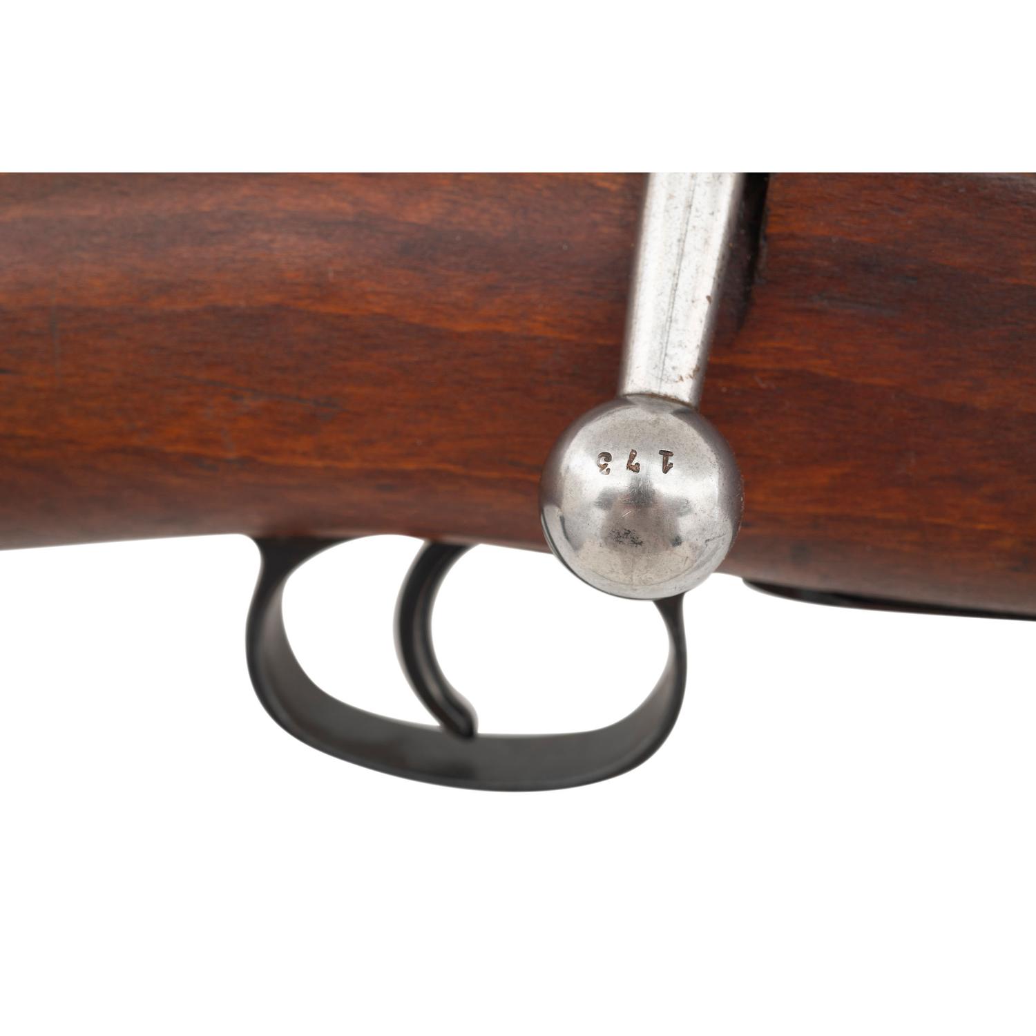 **Swedish Mauser M1938 Short Rifle with Flash Suppressor
