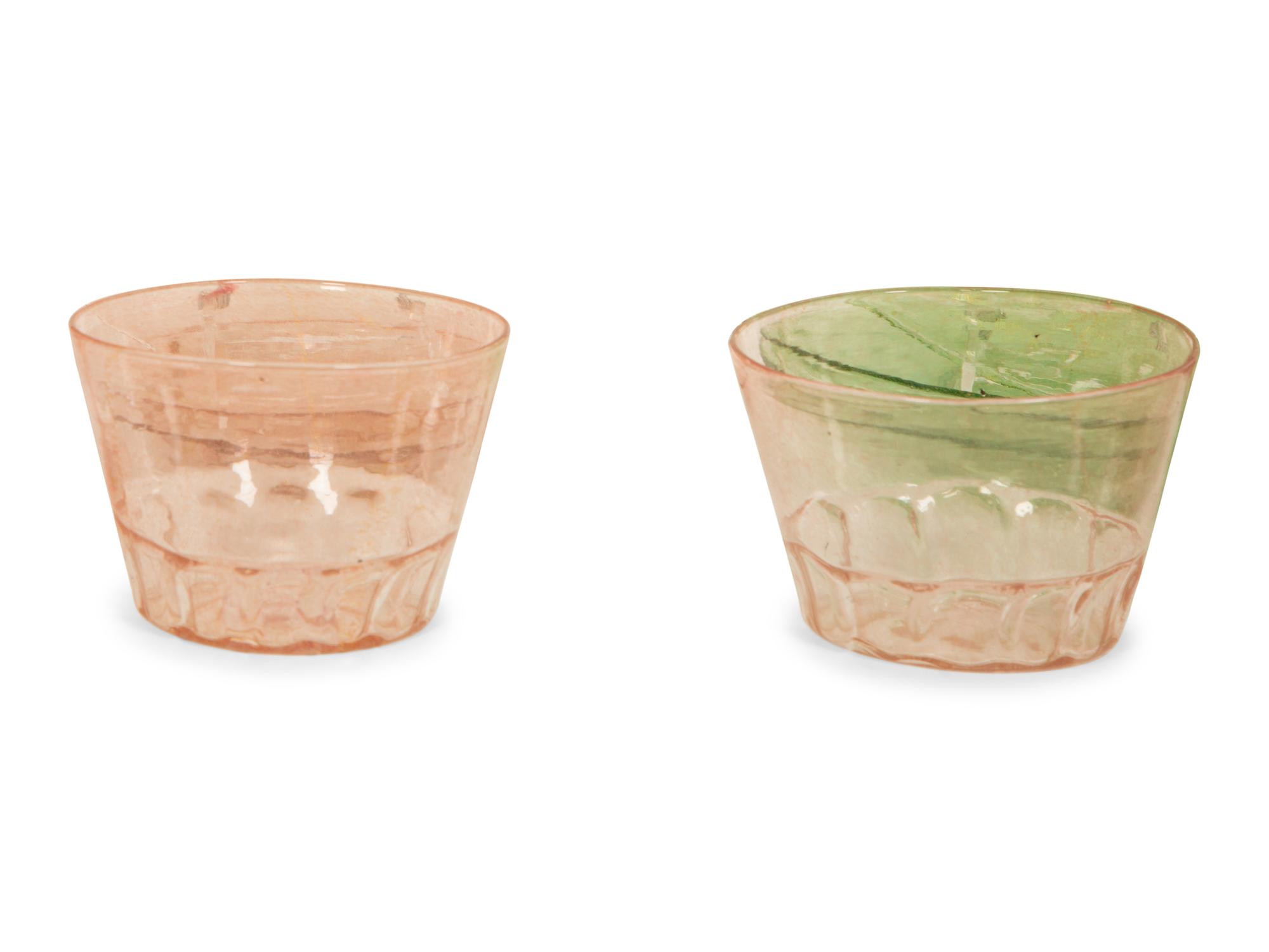 A Venetian Gilt Iridescent Glass Table Service