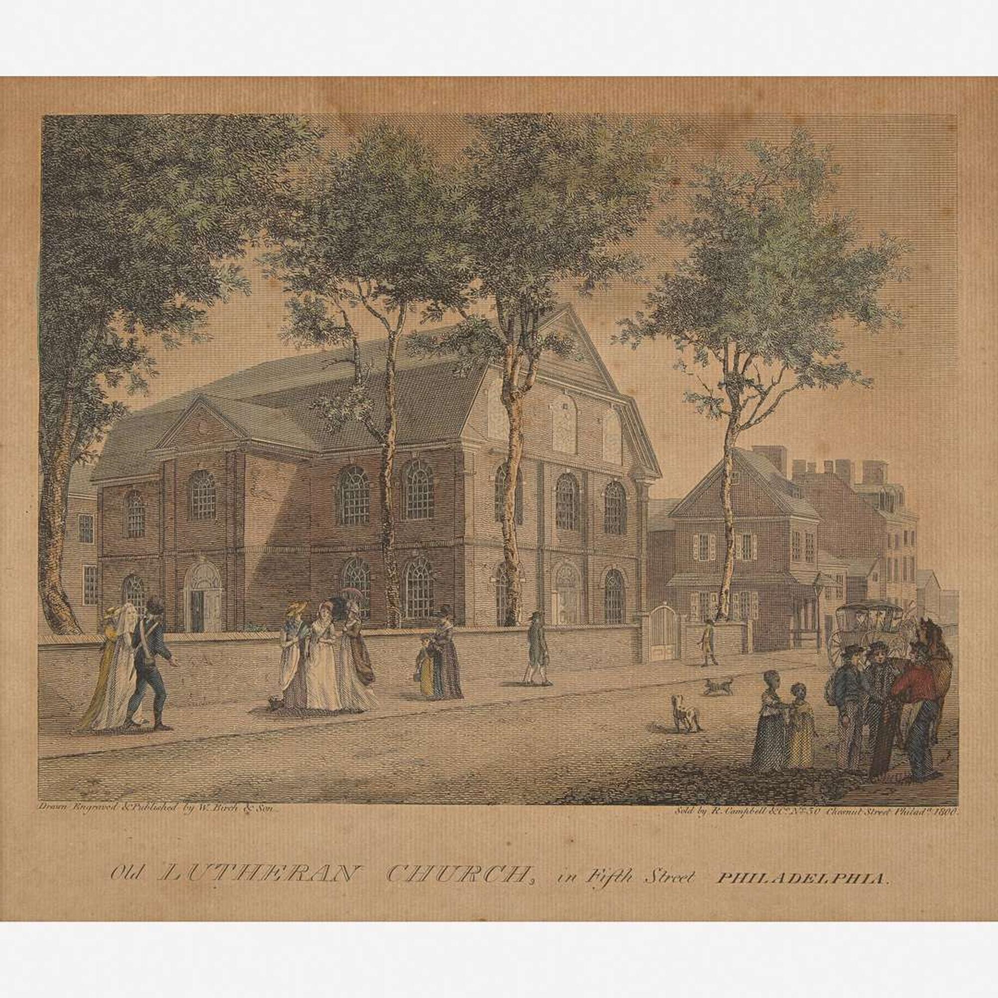 William Russell Birch (1755-1844) and Thomas Birch (1779-1851) Nine Views of Philadelphia, "The City of Philadelphia, In the State of Pennsylvania North America; As it Appeared in the Year 1800"