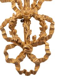 A Pair of French Giltwood Appliques
