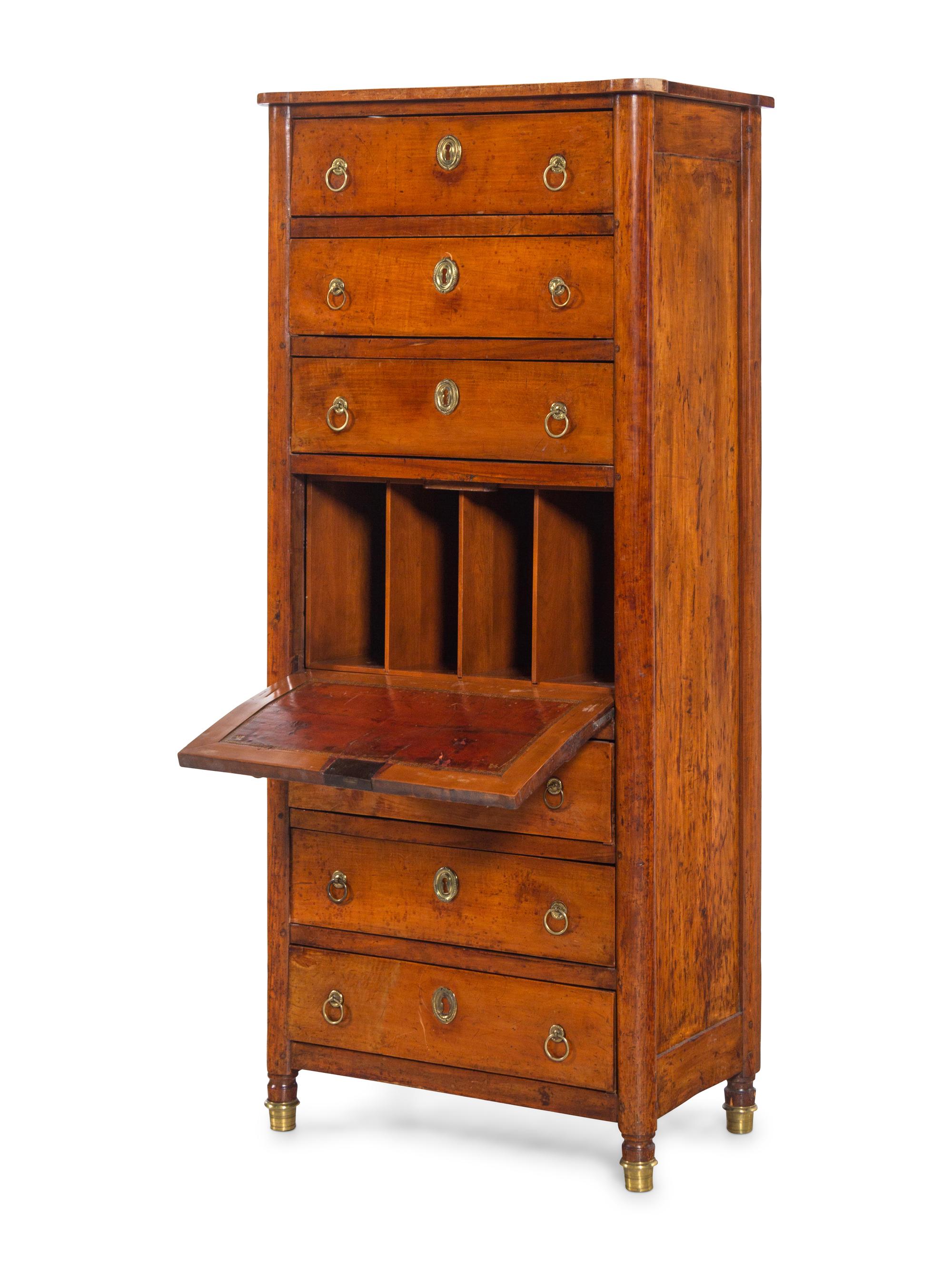 A Louis XVI Provincial Fall-Front Semainier