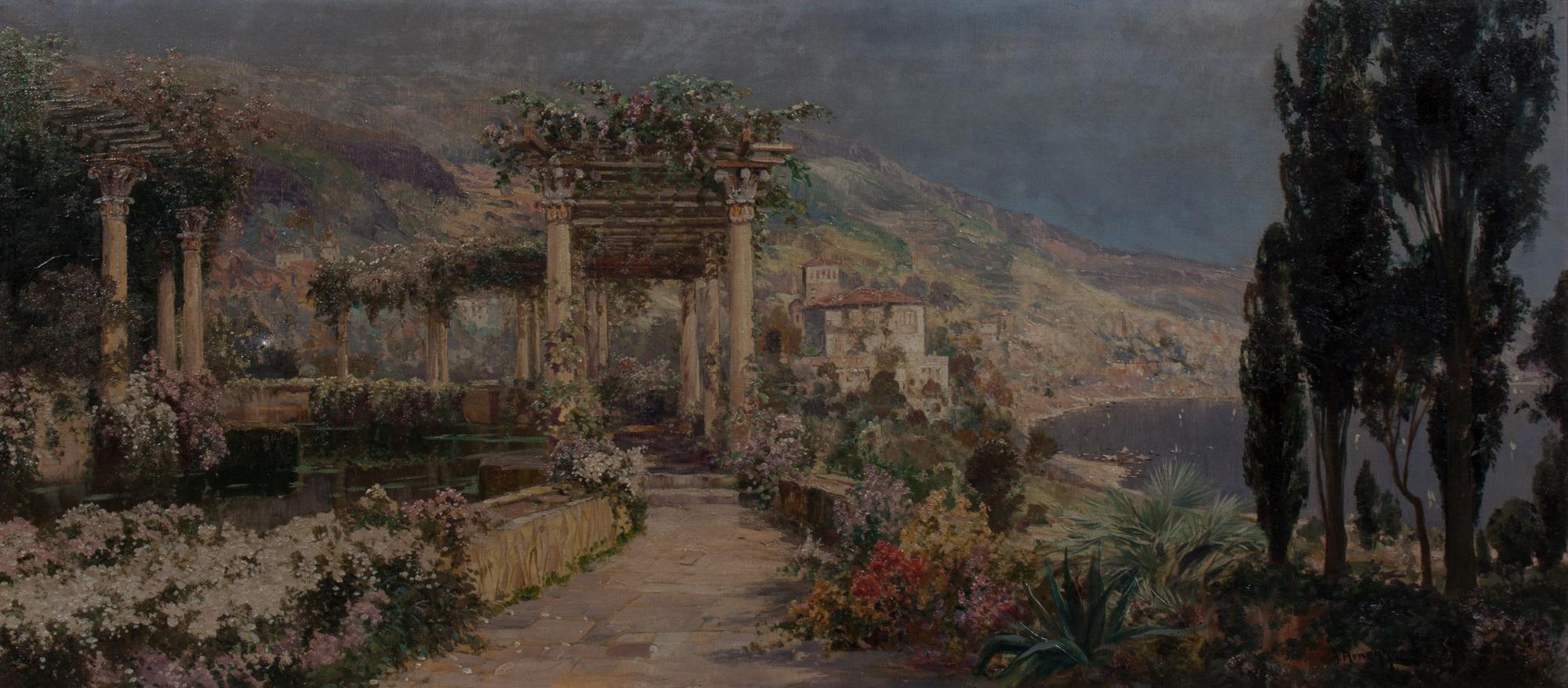 Alois Arnegger, (Austrian, 1879-1963), View of the Coast