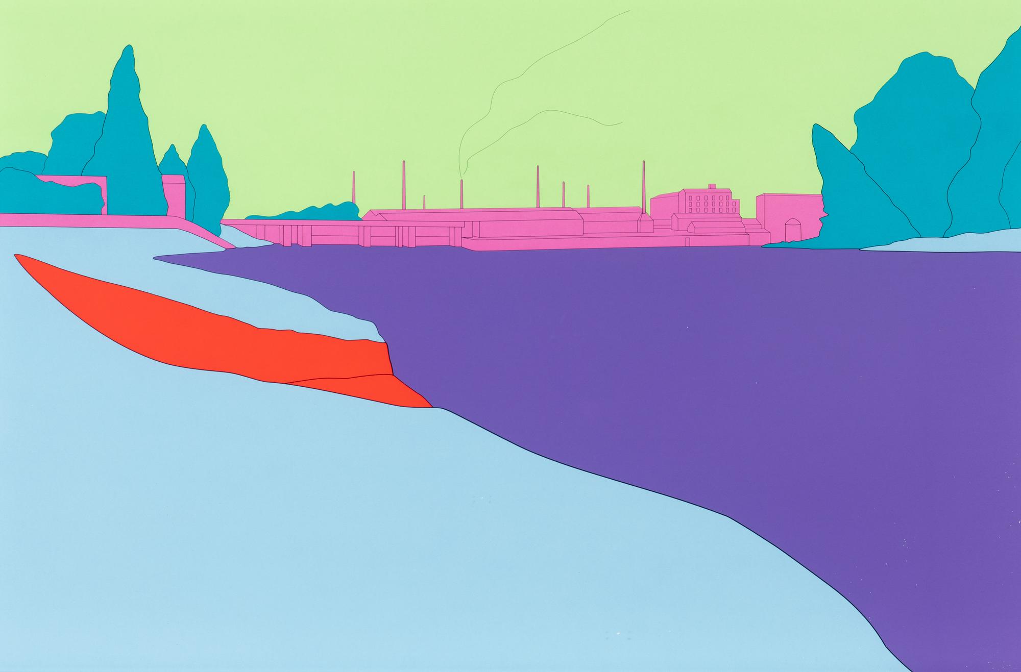 Deconstructing Seurat (blue) 2, 2004