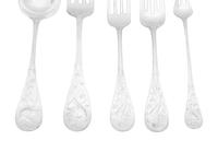 An Assembled Tiffany and Co. Audubon Silver Flatware Service