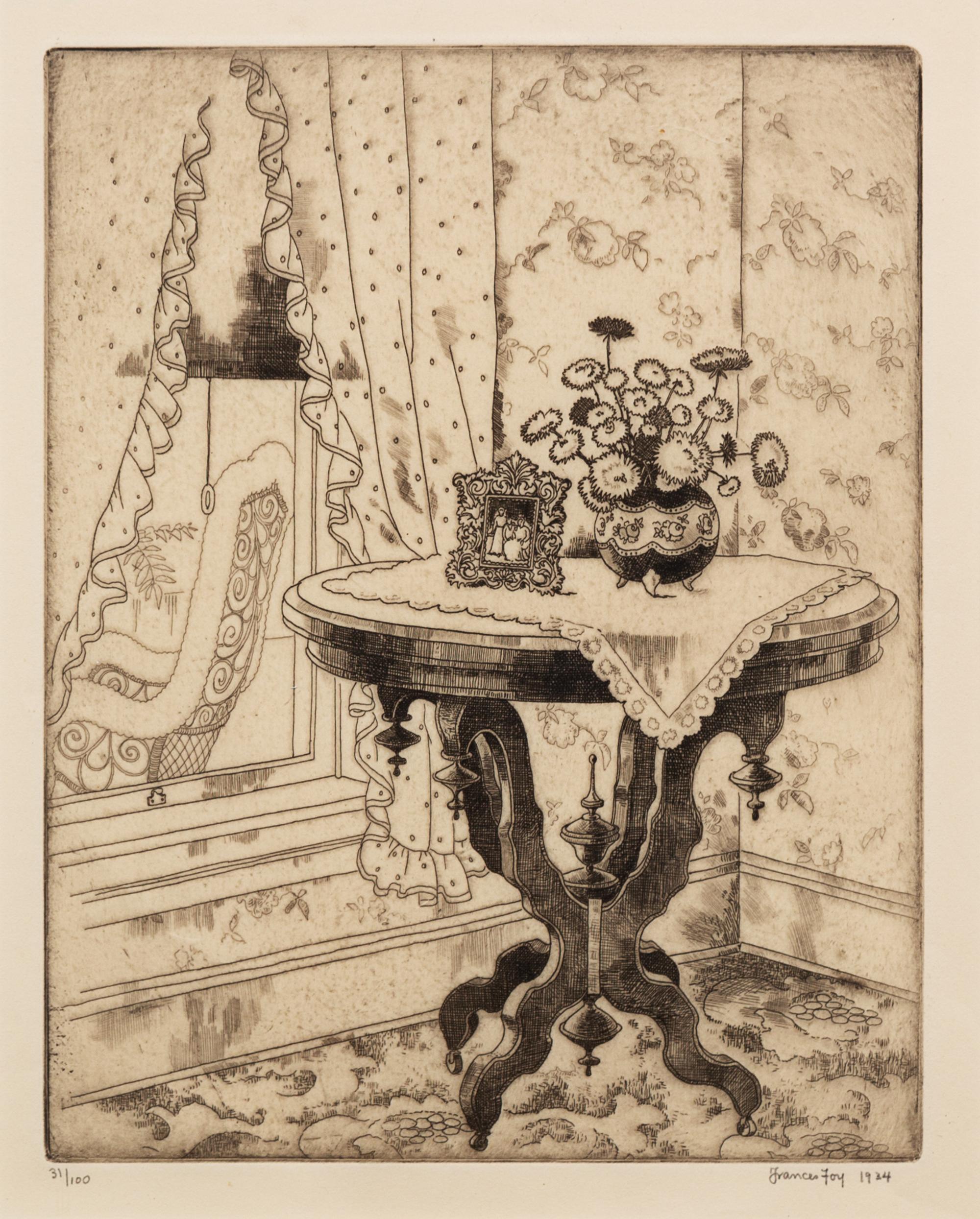 Frances Foy, (American, 1890-1963), Remembered Corner, 1934