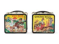 An Aladdin Industries "Huckleberry Hound" Lunch Box and a "Yogi Bear" Lunch Box