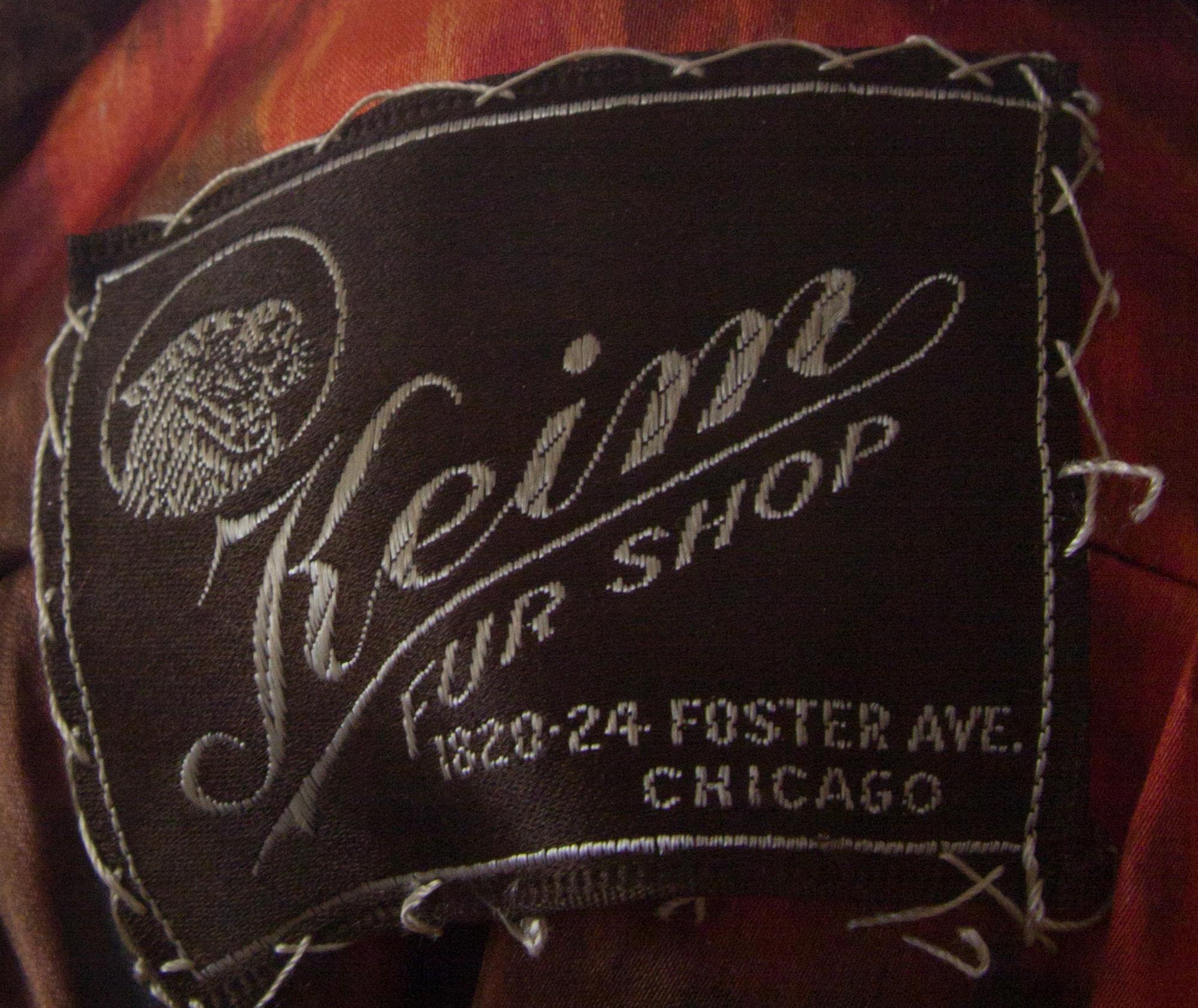 A Brown Mink Capelet,