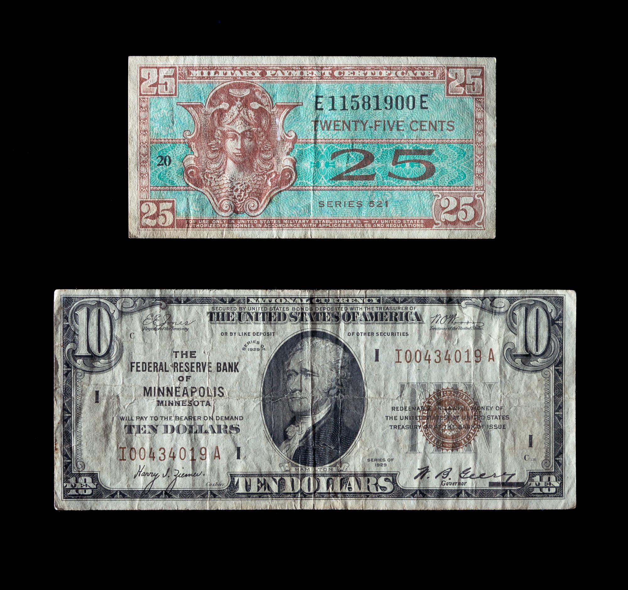 A United States Series 1929-I $10 Federal Reserve Bank Note