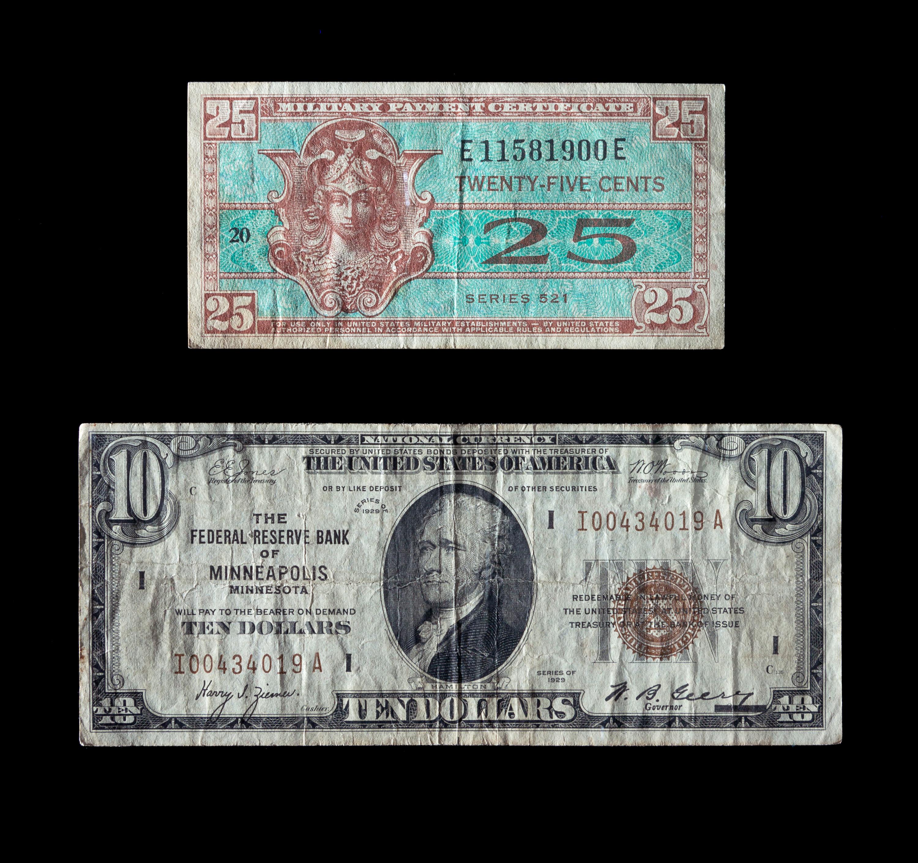 A United States Series 1929-I $10 Federal Reserve Bank Note