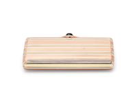 A Russian Vari-Color Gold and Enamel Cigarette Case