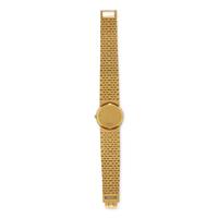 Piaget, Ref. 9706 A6, 18K Yellow Gold and Diamond Watch with Jade Dial