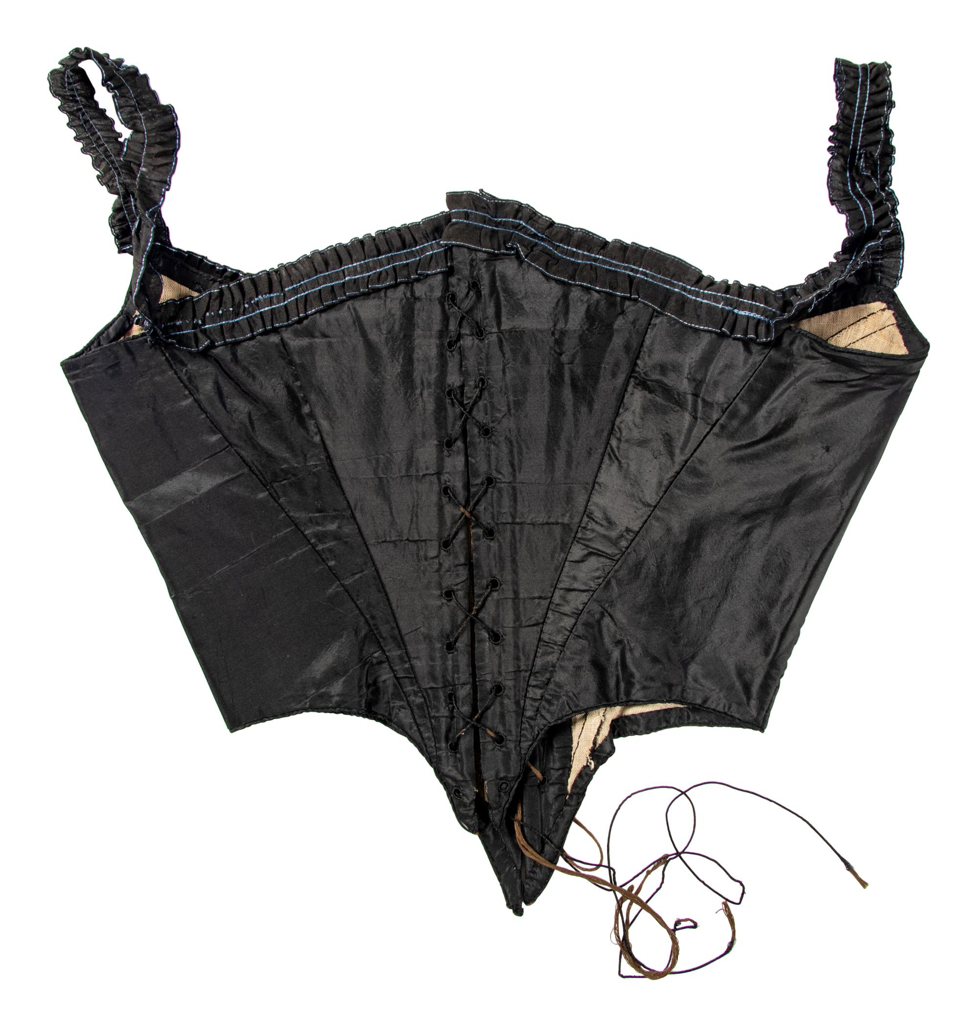 Four "Swiss Waist" Bodices and Corselets, 1860s