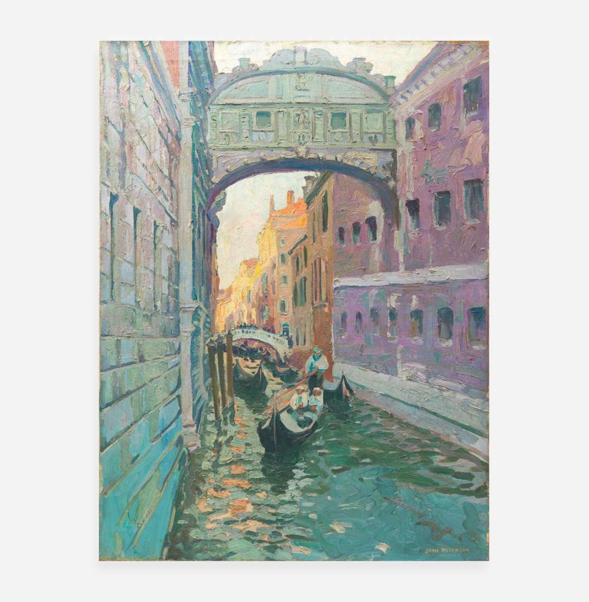 Jane Peterson (American, 1876-1965) Bridge of Sighs, Venice