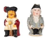 A " George Washington" Character Jug and a "Captain" Character Jug