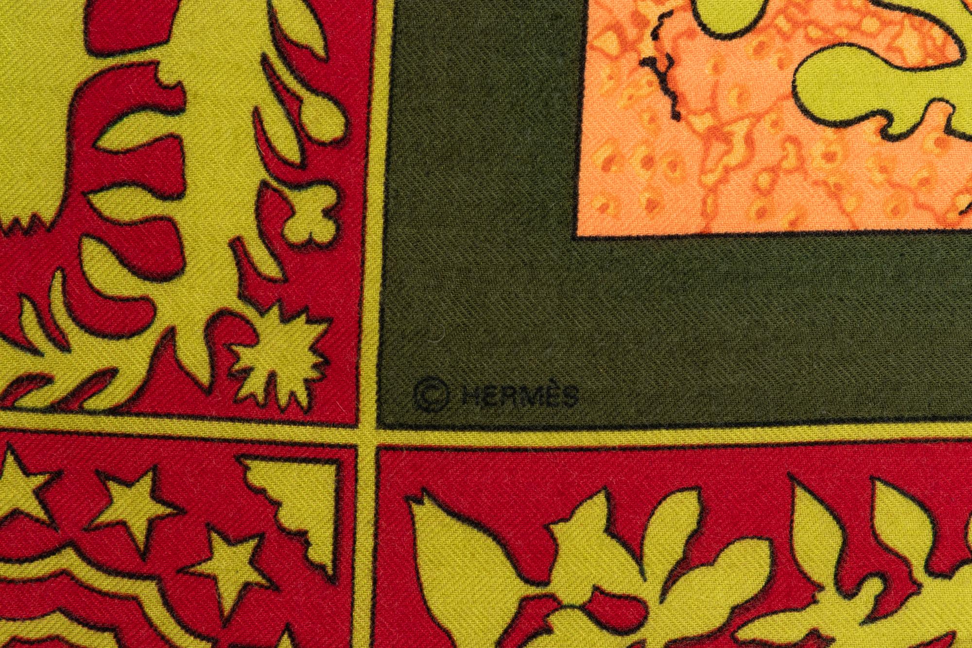 Hermès 140cm Cashmere & Silk Shawl