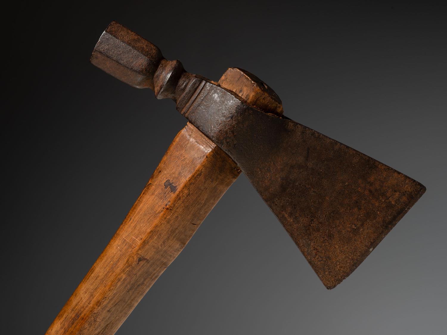 Plains Pipe Tomahawk, with Gun Barrel Head