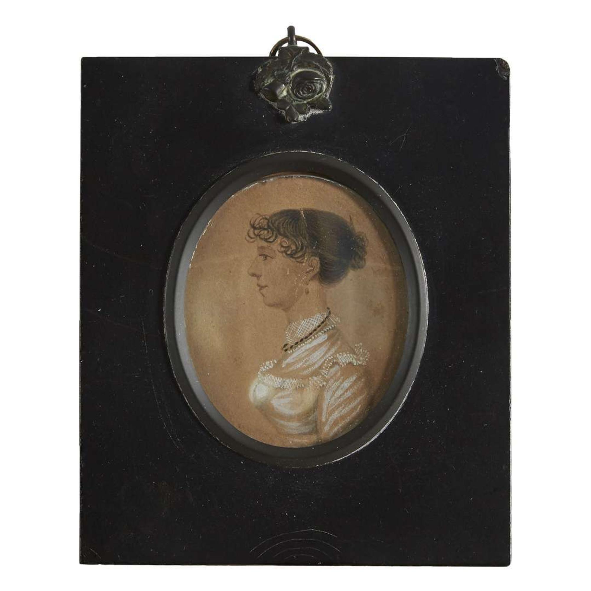 Anglo-American School 19th century Seven portrait miniatures of ladies and gentlemen, early 19th century