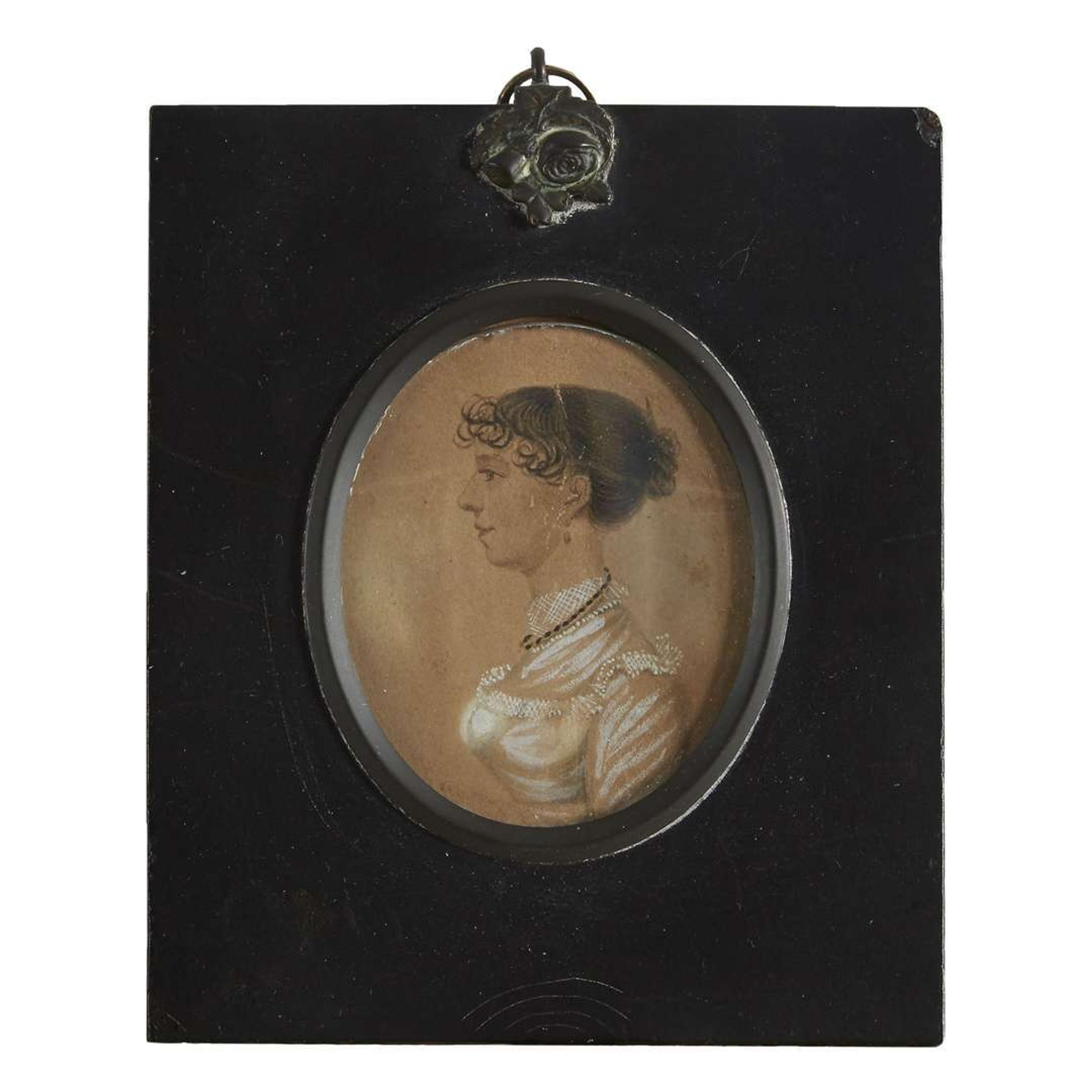 Anglo-American School 19th century Seven portrait miniatures of ladies and gentlemen, early 19th century