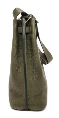An Hermes Vert Veronese Togo 22cm So-Kelly Handbag, 9" x 11" x 4.5".