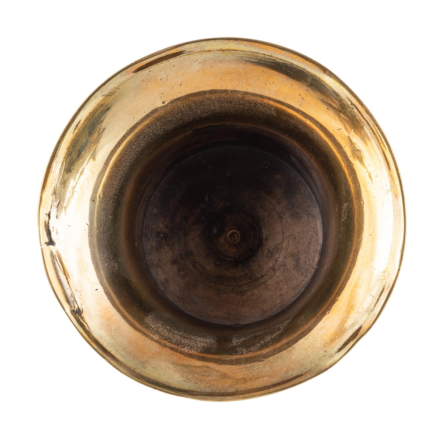 A Group of Brass Candlesticks