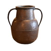 A Hammered Copper Vessel 15" W x 13" D x 18" H — Italy, 20th Century