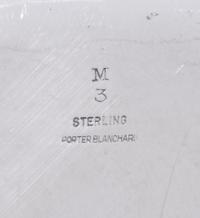 A Pair of Porter Blanchard Silver Chargers