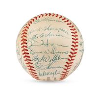 A 1952 New York Giants Team Signed Autograph Baseball