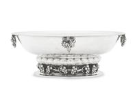 A Georg Jensen Silver Grapevine Centerpiece Bowl