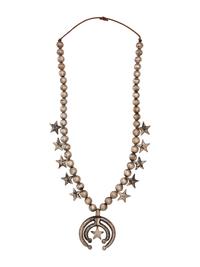 Navajo Star Squash Blossom Necklace