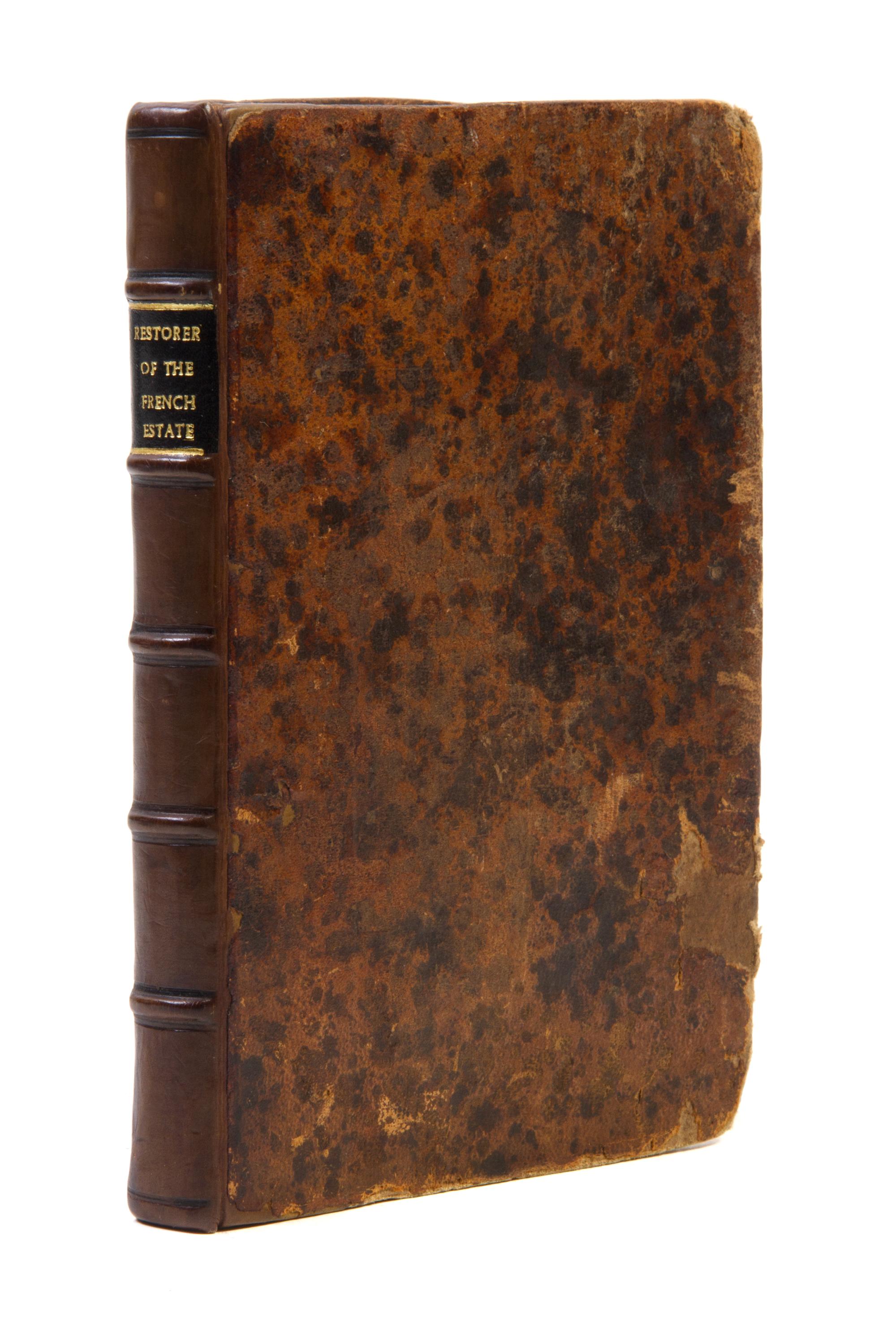MARMONTEL, J.F. The Restorer of the French Estate. London, 1589.