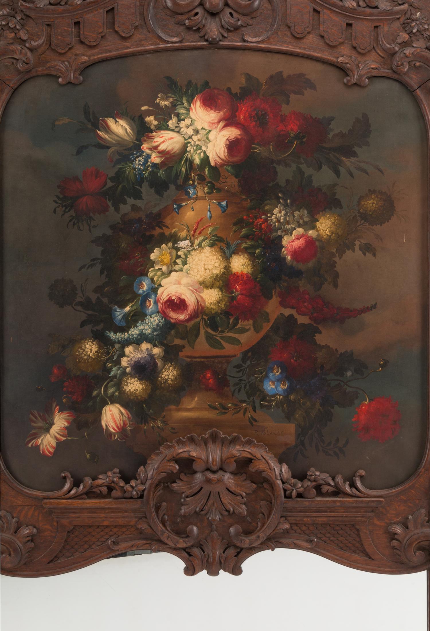 A Louis XV Style Trumeau Mirror