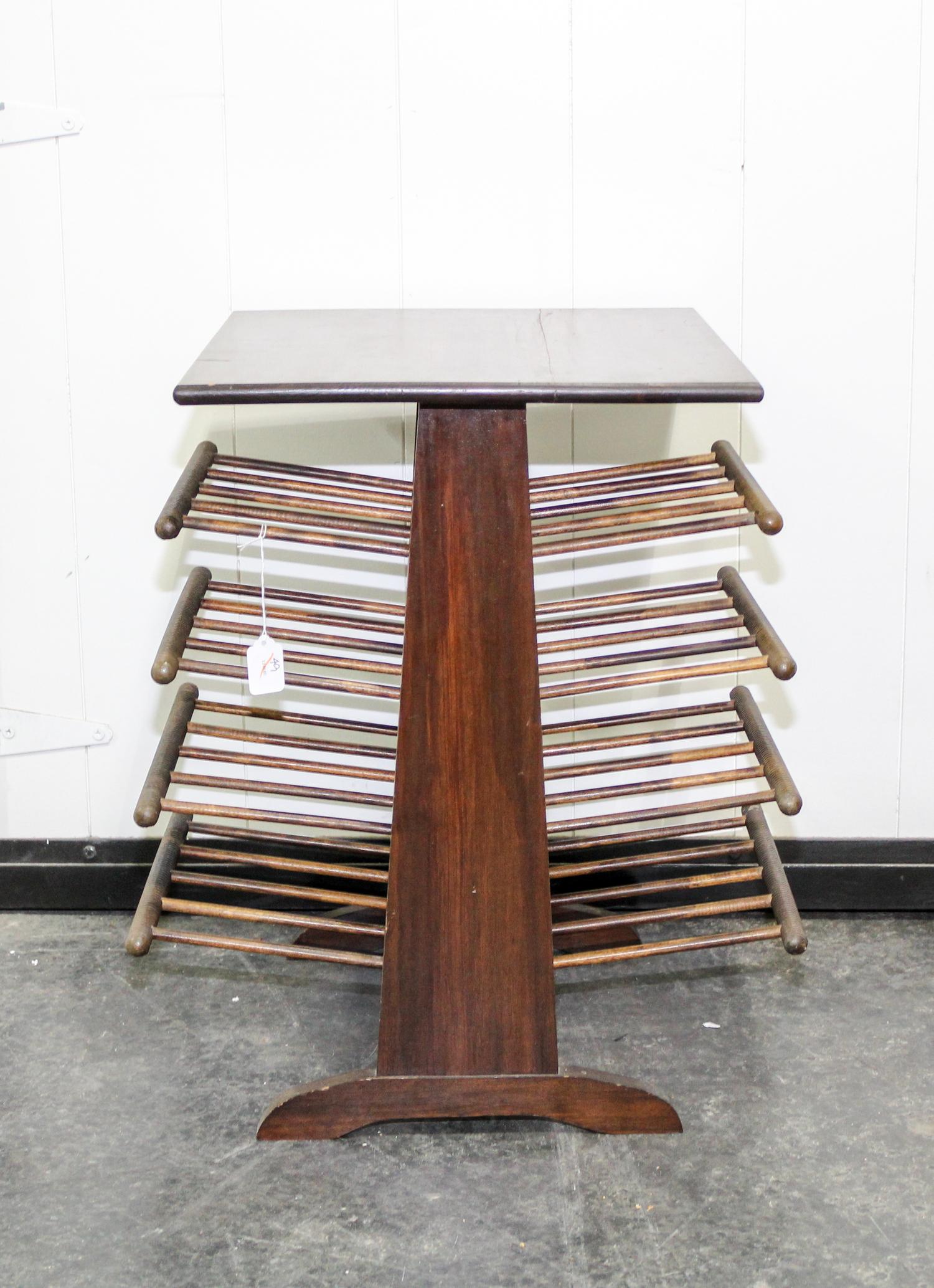 A Modernist Mahogany Canterbury Height 23 inches. — SECOND HALF 20TH CENTURY