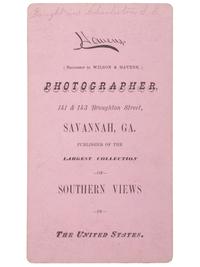 [EARLY PHOTOGRAPHY]. PALMER, J.A., and HAVENS, photographers. A group of 2 stereoviews of African American subjects, incl. Chimney Sweeps and Cotton Pickers . Ca 1870s.