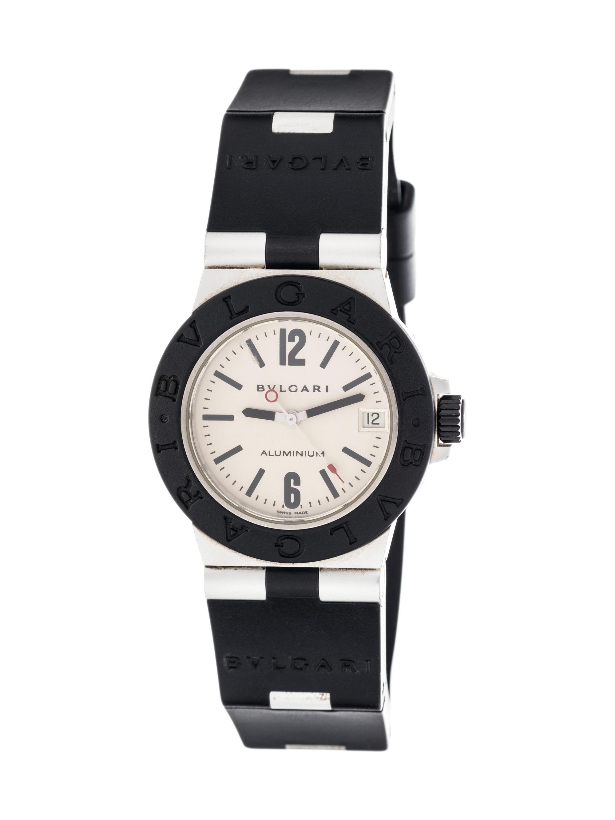 BVLGARI, ALUMINUM REF. AL32A 'DIAGONO' WRISTWATCH