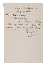 Abraham Lincoln [LINCOLN, Abraham (1809–1865)]. NICOLAY, John G. and John HAY. Abraham Lincoln: A History . New York: The Century Co., 1890.