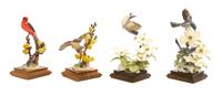 Two Pairs of Royal Worcester Porcelain Models of Birds Height of first 9 1/4 inches. — MODELED BY DOROTHY DOUGHTY