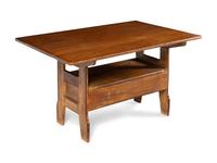 A Grain-Painted Hutch Table
