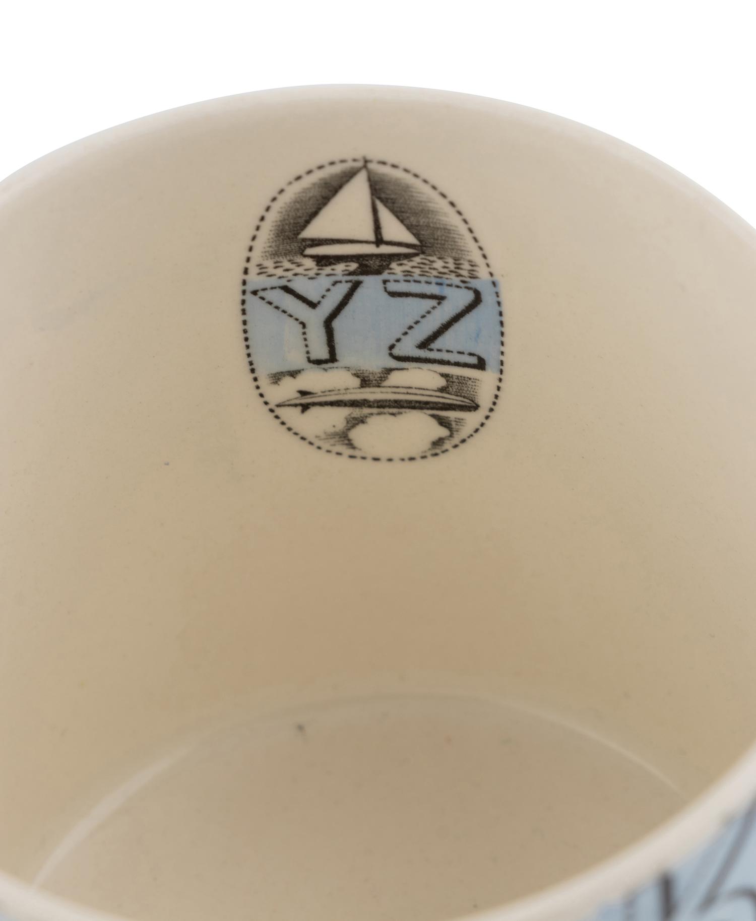 A Group of Eric Ravilious for Wedgwood 'Alphabet' Articles