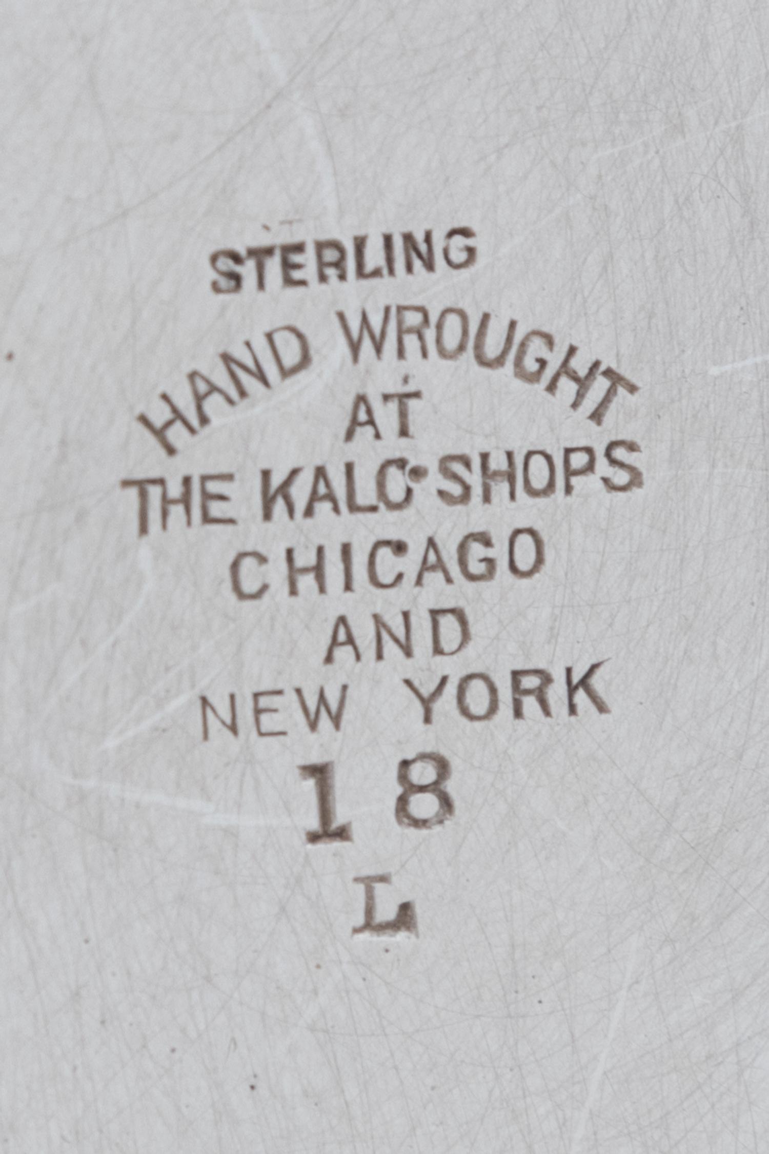 A Kalo Hand-Wrought Silver Bowl
