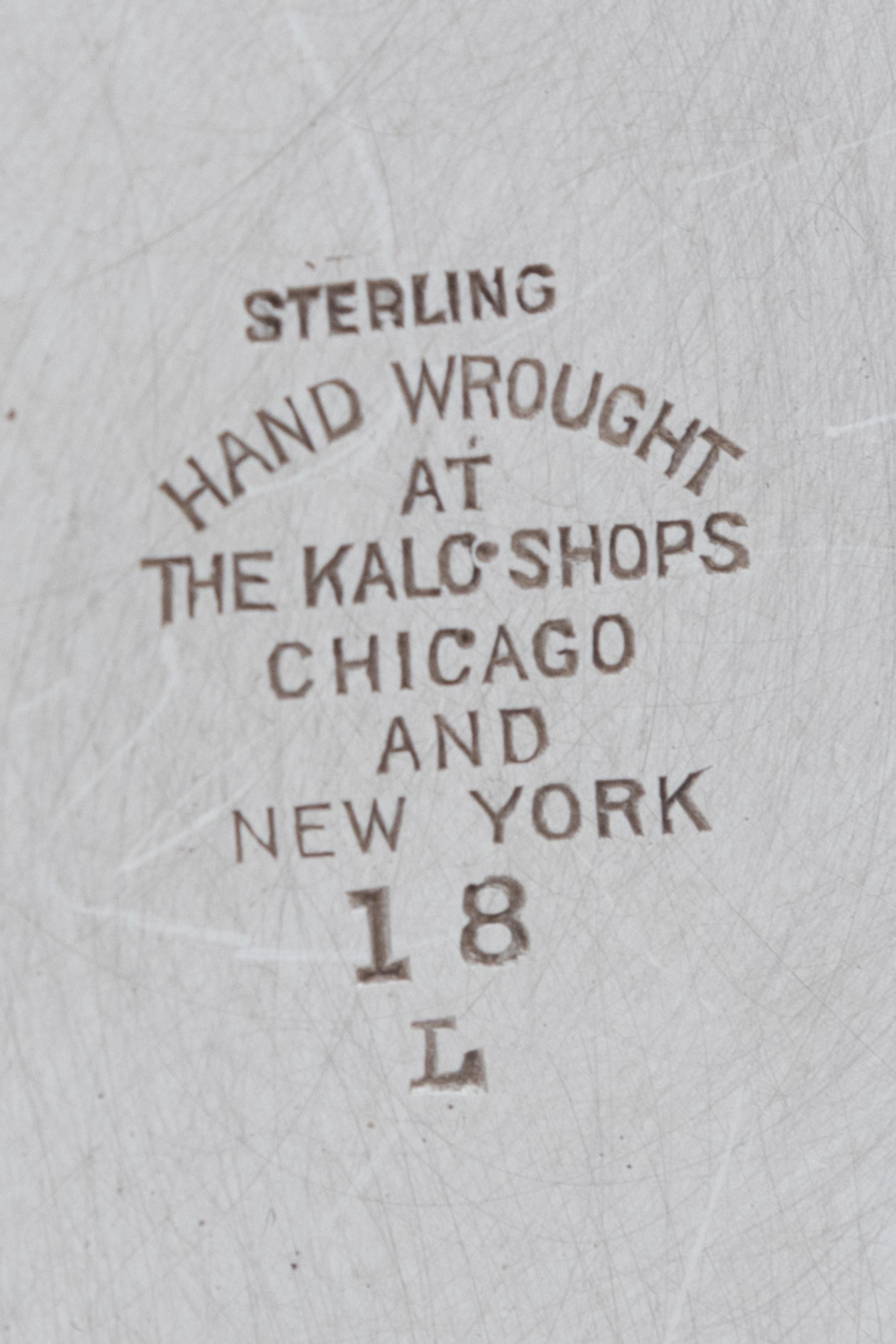 A Kalo Hand-Wrought Silver Bowl