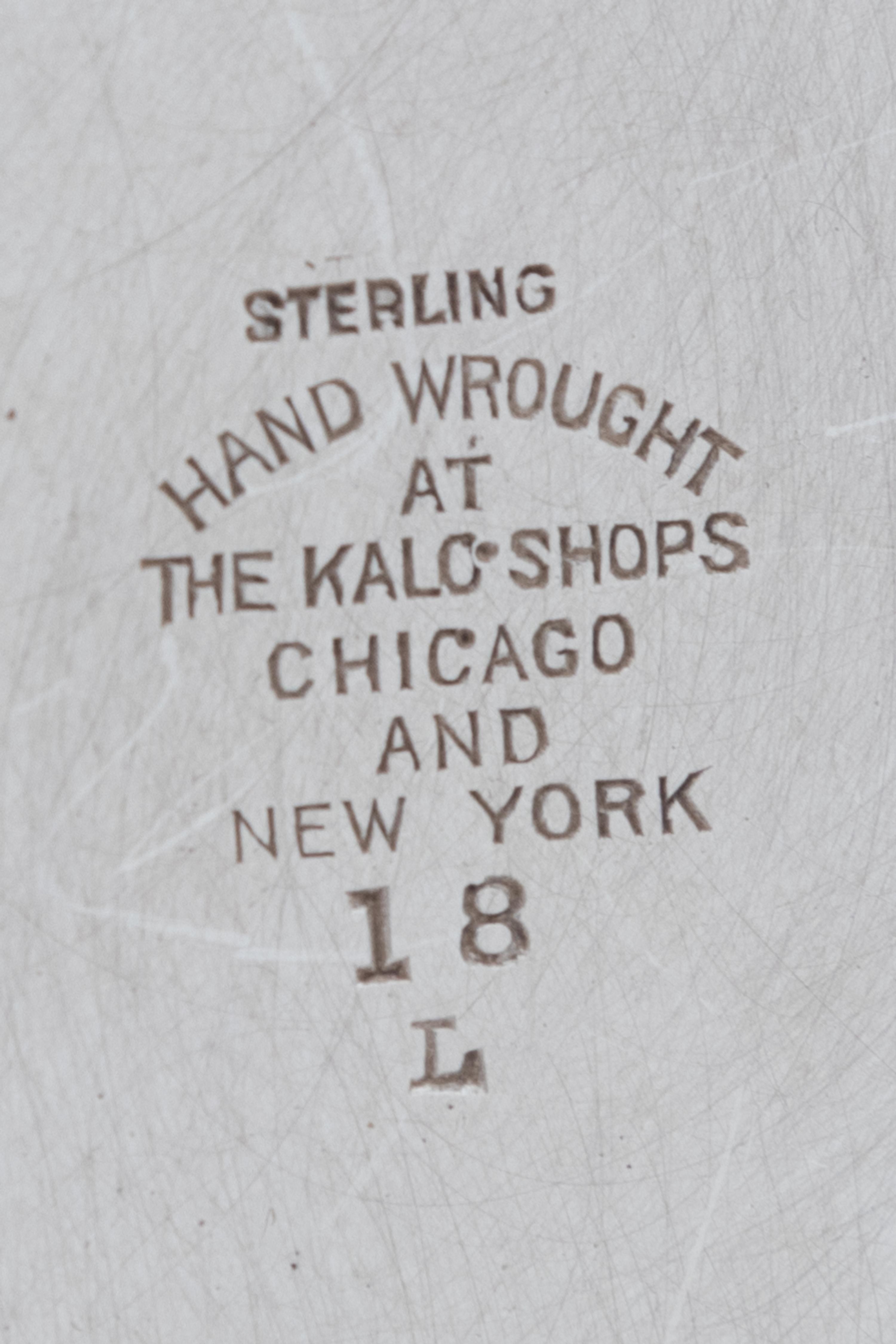 A Kalo Hand-Wrought Silver Bowl