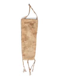 Great Lakes Beaded Hide Knife Sheath, with Floral Design