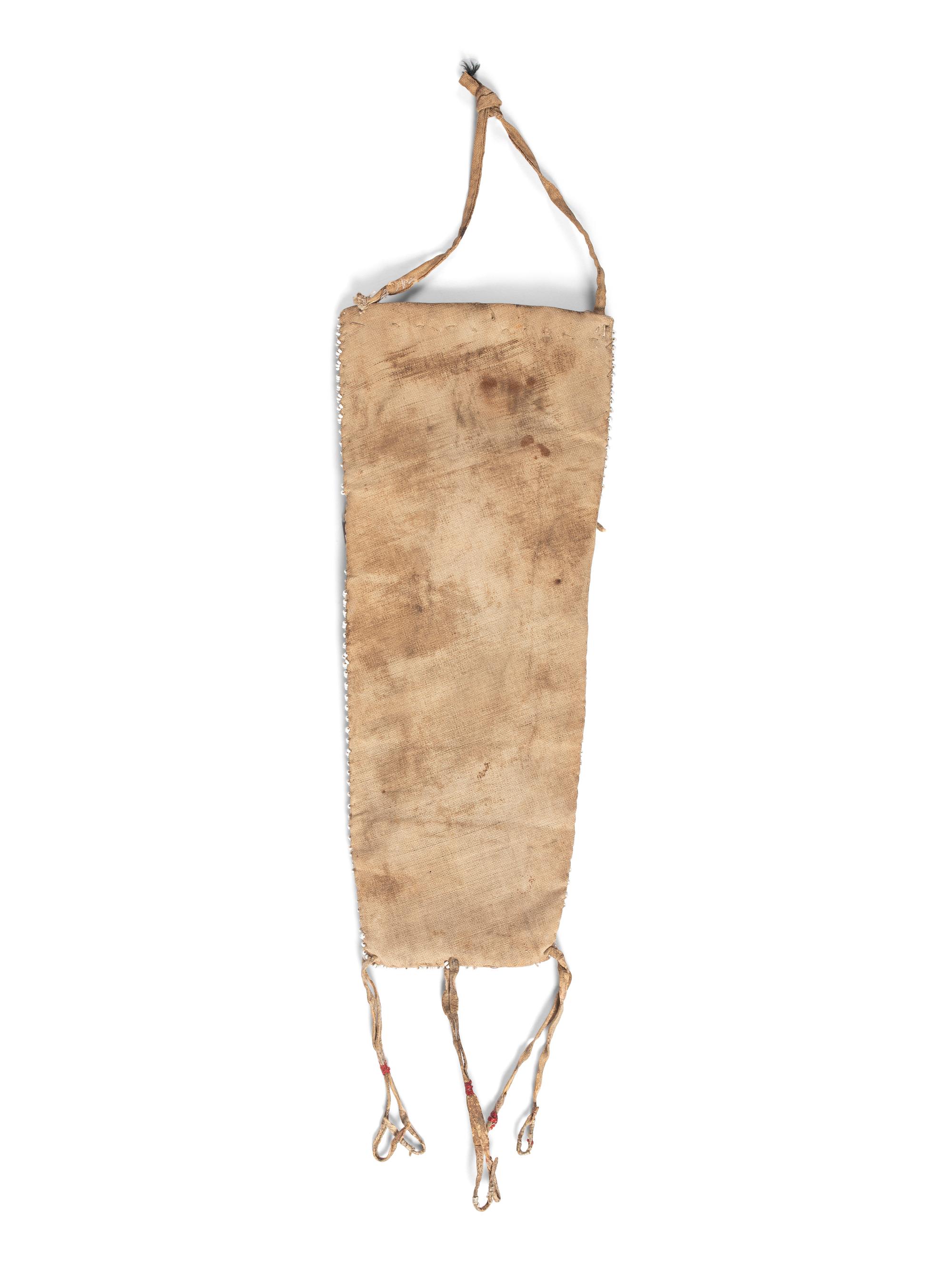 Great Lakes Beaded Hide Knife Sheath, with Floral Design