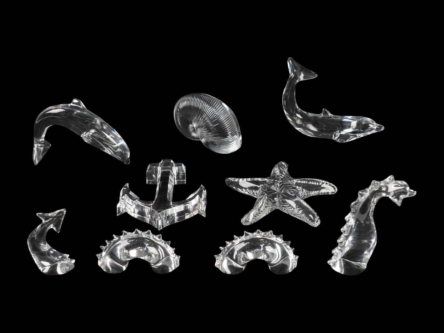 A Group of Six Baccarat Paperweights — 20TH CENTURY