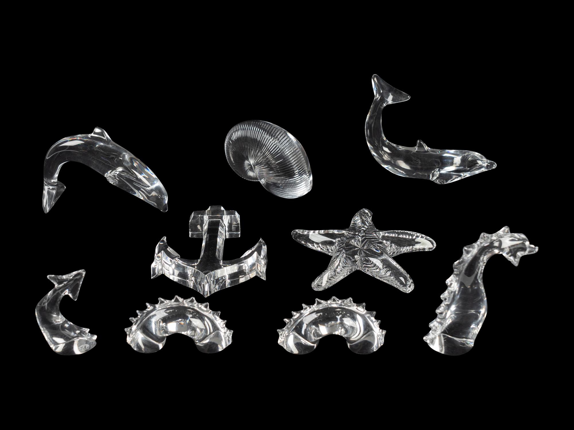A Group of Six Baccarat Paperweights — 20TH CENTURY